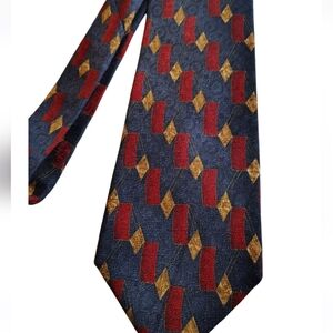 Vintage Pierre Cardin Silk Neck Tie Royal Aesthetic Made In USA